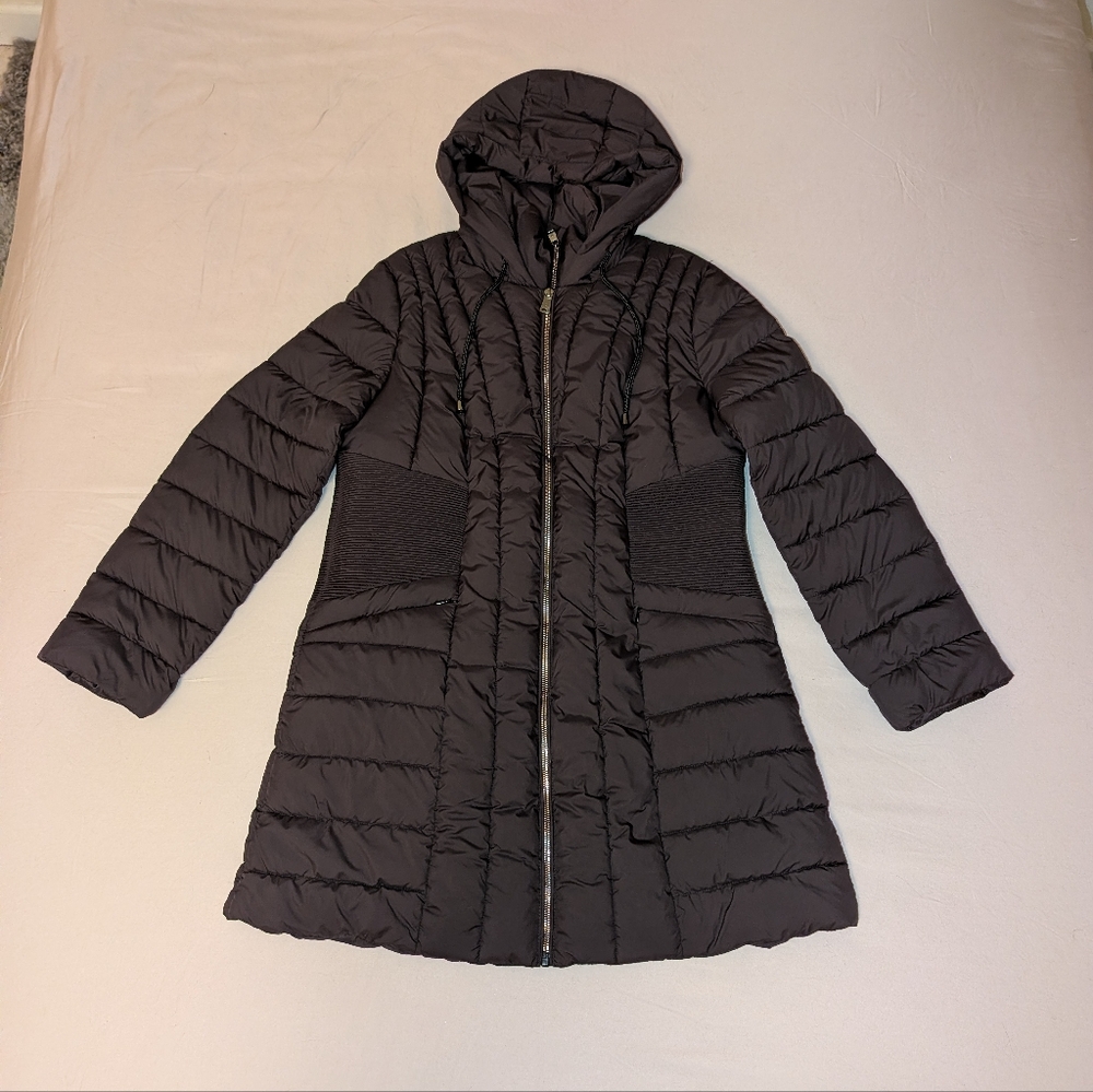 Bernardo - Women's Black Hooded Puffer Coat
